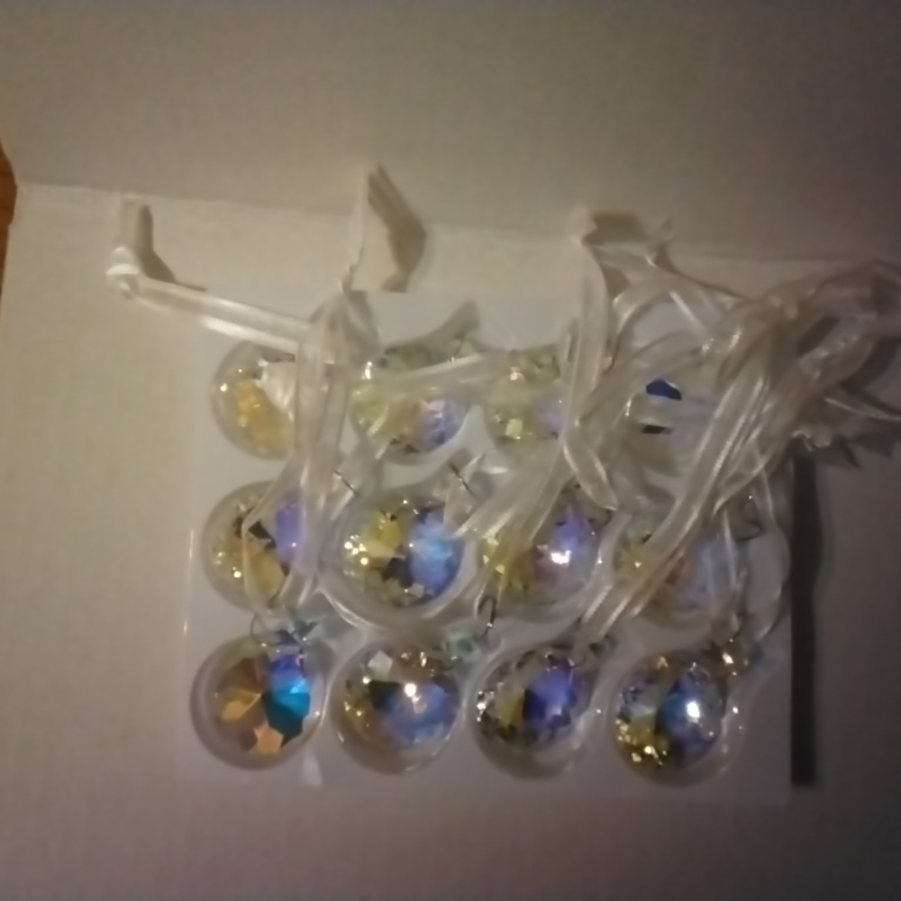 Iridescent Hanging Ornaments